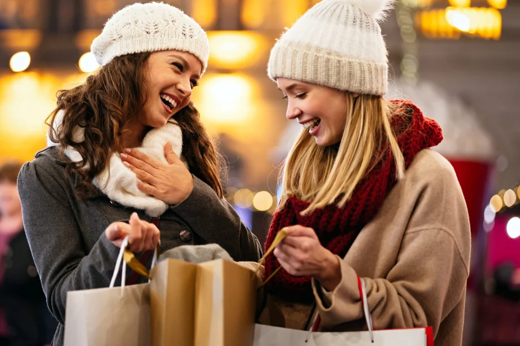 Women Shopping for BFCM